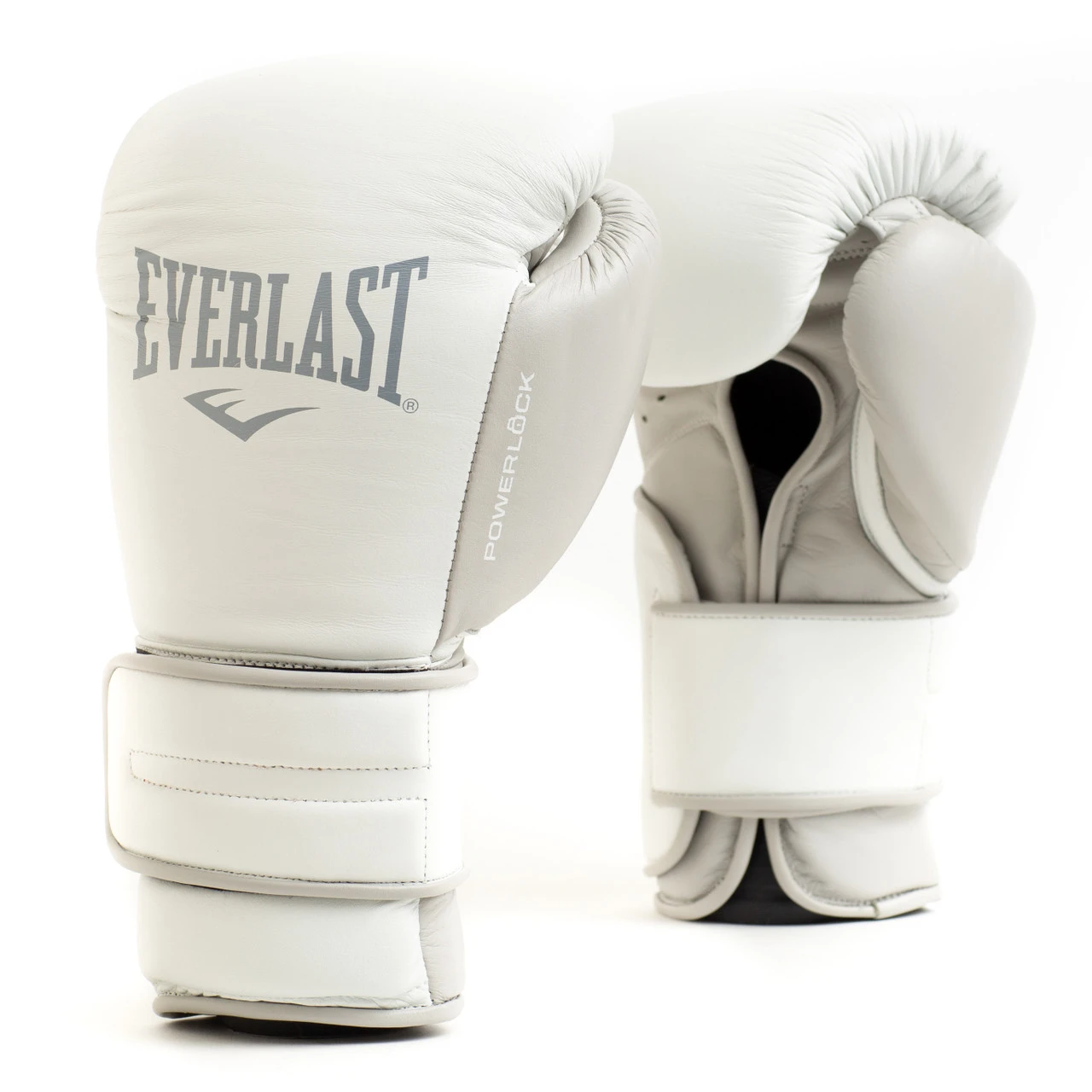 Everlast Powerlock2 Pro Hook N Loop Training Gloves White/Grey 3 Everlast Powerlock2 Pro Hook N Loop Training Gloves White/Grey