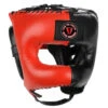FTF (FEAR THE FIGHTER) Traditional Headgear With Face-Saver Bar Red/Black -Boxing Shop 44002e0c 45ee 4a20 addf b588d9527ad8 53665.1681314416