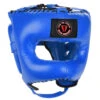 FTF (FEAR THE FIGHTER) Traditional Headgear With Face-Saver Bar Blue -Boxing Shop 4fb70cd9 4dc9 459f a2a0 3d81e1cbb601 00092.1681312315
