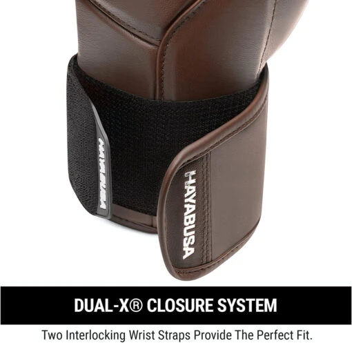 Hayabusa T3 Kanpeki Boxing Gloves Walnut Brown - Image 4