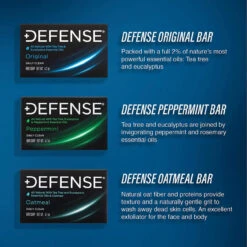 Defense Soap 4 Oz Bar (Pack Of 2) - 100% Natural And Herbal Pharmaceutical Grade Tea Tree Oil. Made In USA. -Boxing Shop 71eRTeRDQOL. SL1500 52494.1654827943