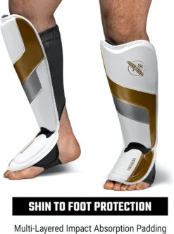 Hayabusa T3 Full-Back Shin Guards White/Gold 10 Hayabusa T3 Full-Back Shin Guards White/Gold -Boxing Shop 71iGdmgL52S. AC SL1500 33182.1695052650