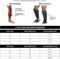 Hayabusa T3 Full-Back Shin Guards -Boxing Shop 81G8WVVA59S. AC SL1500 09098.1695051476