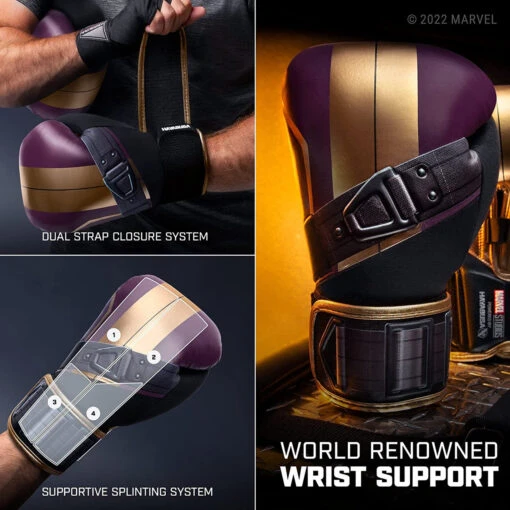 Hayabusa Marvel’s Batroc Boxing Gloves - Image 3