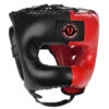 FTF (FEAR THE FIGHTER) Traditional Headgear With Face-Saver Bar Black/Red -Boxing Shop 935f2bd3 ef7d 49ca ad55 25a7f07f5f8d 64411.1681312413