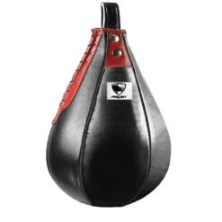 PROLAST Boxing Leather Speed Bag -Boxing Shop LEATHER SPEED BAG BLACK RED 10727.1635883132