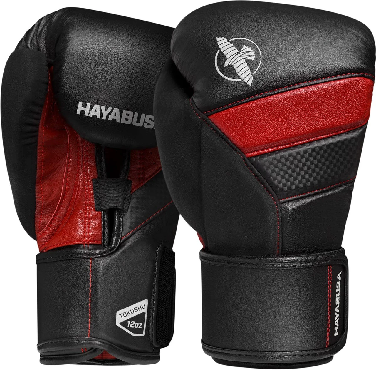 Hayabusa T3 Boxing Gloves Black/Red 2 Hayabusa T3 Boxing Gloves Black/Red
