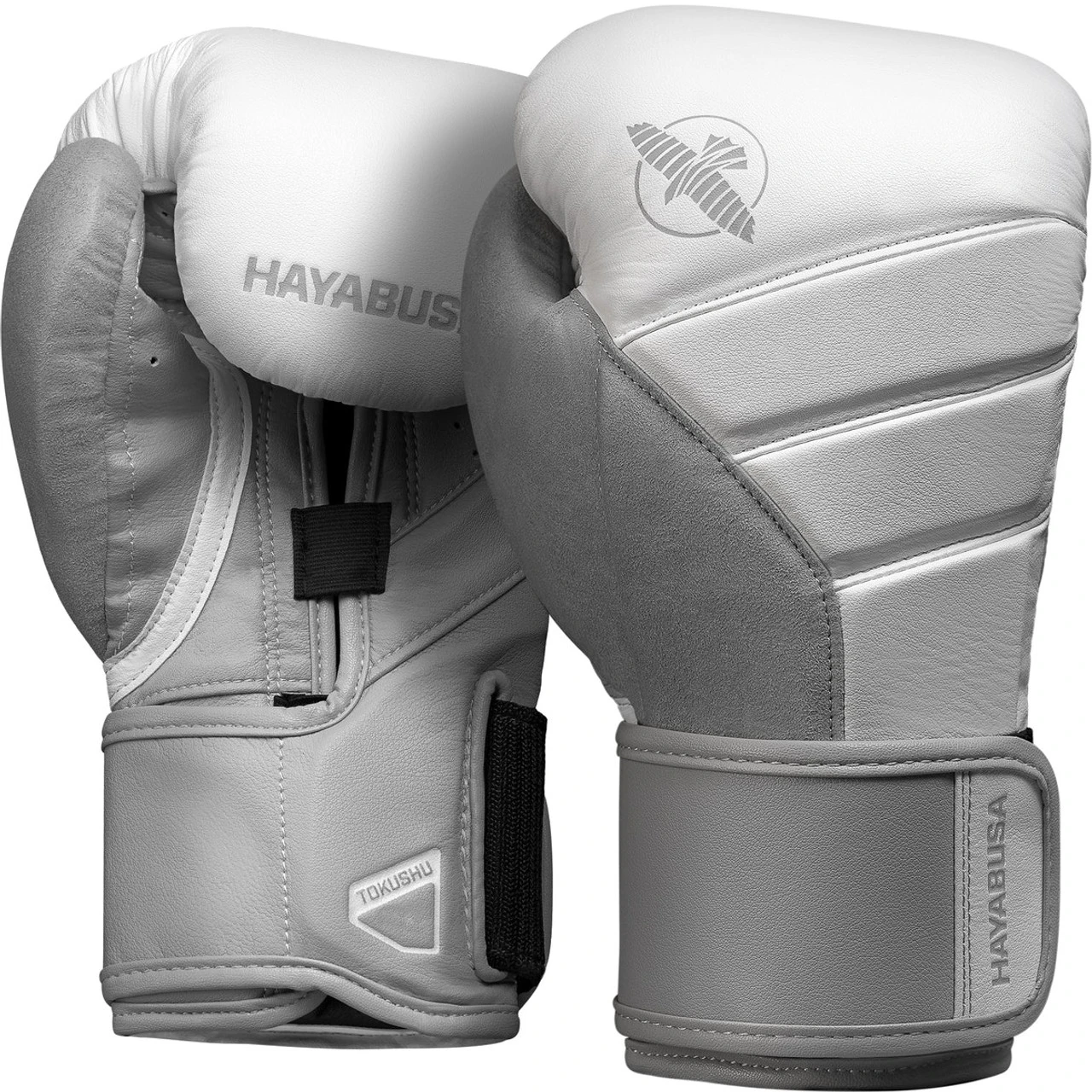 Hayabusa T3 Boxing Gloves White/Grey 3 Hayabusa T3 Boxing Gloves White/Grey