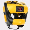 FTF (FEAR THE FIGHTER) Traditional Headgear With Face-Saver Bar Yellow/Black -Boxing Shop df30467d 4b38 4cc1 91a5 7d1314f7b790 83276.1680142131