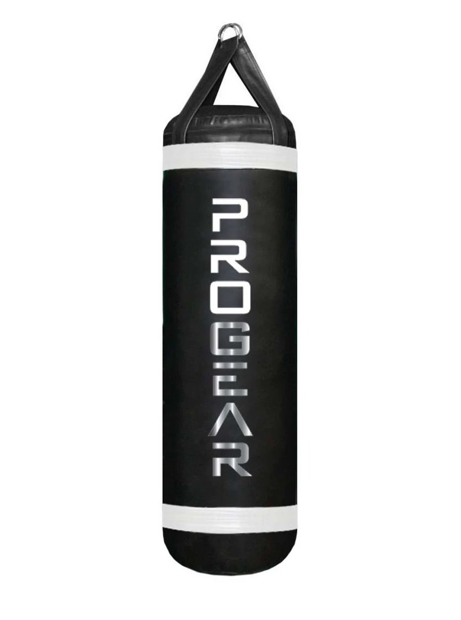 PROGEAR 4FT 80LB Luxury Heavy Punching Bag Black/White 3 PROGEAR 4FT 80LB Luxury Heavy Punching Bag Black/White