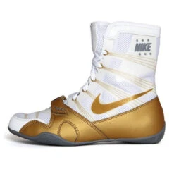 Nike HyperKO LIMITED EDITION White / Metallic Gold Boxing Shoes