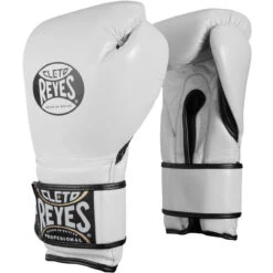 Cleto Reyes Hook & Loop Boxing Gloves White