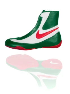 Nike Machomai MID Boxing Shoes Green/Varsity Red/White