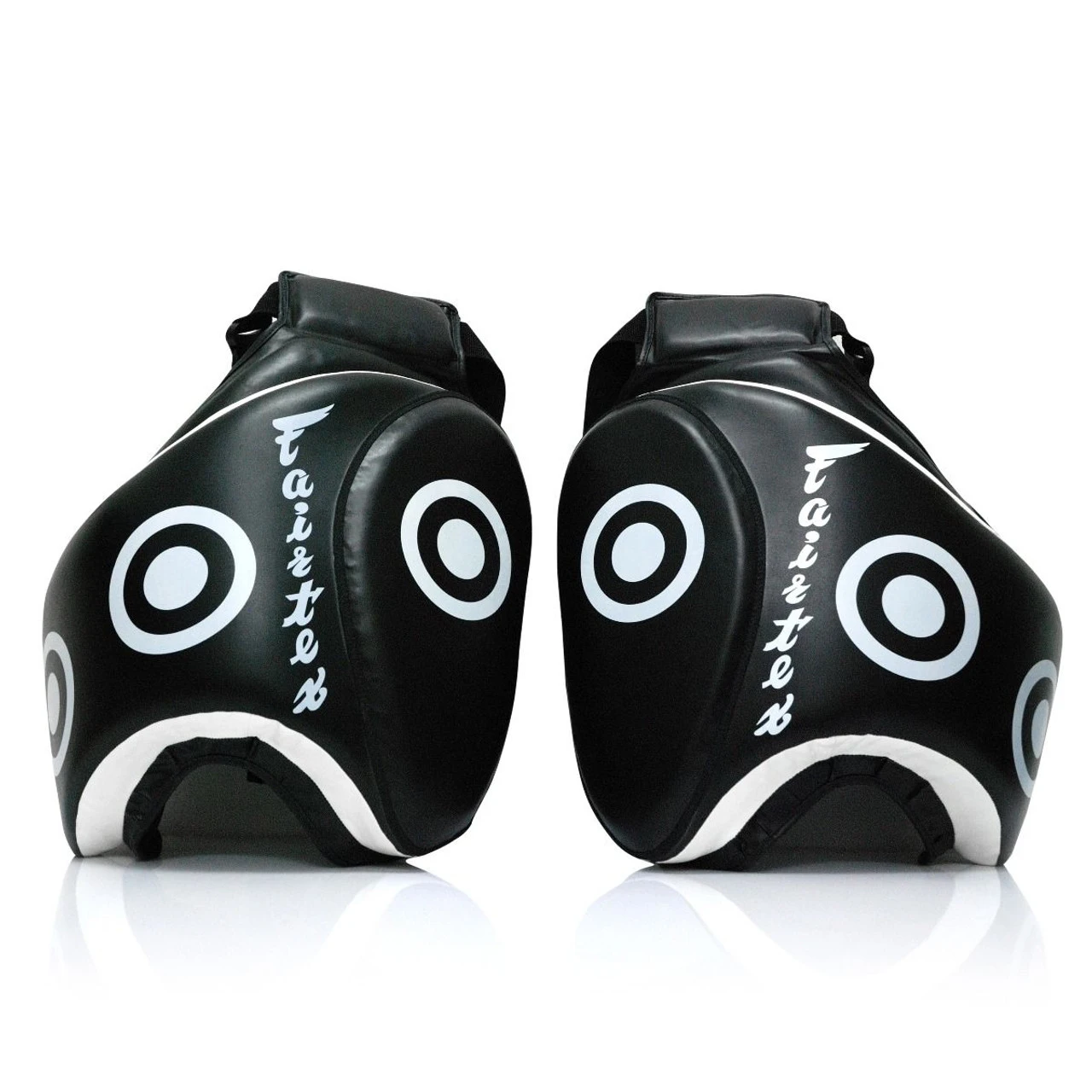 Fairtex Thigh Pads Black/White 3 Fairtex Thigh Pads Black/White